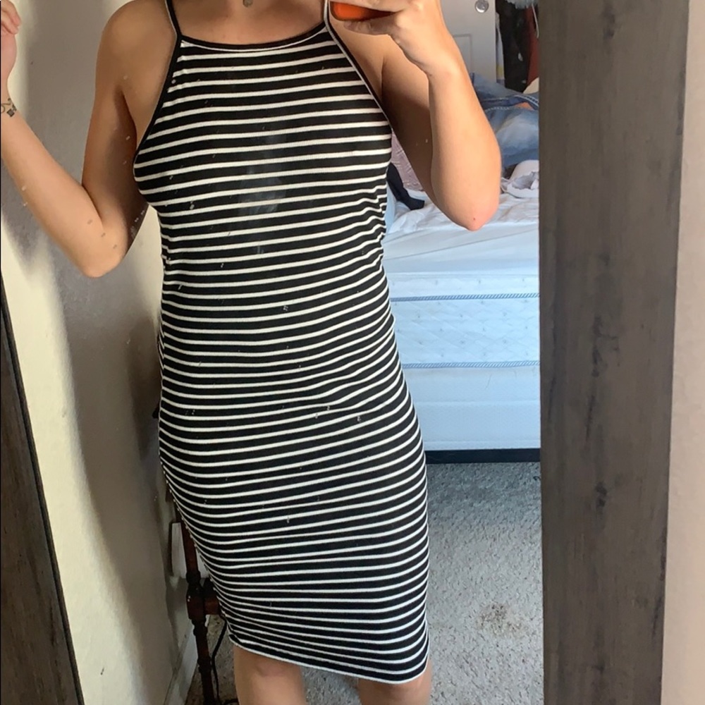 beautiful striped dress